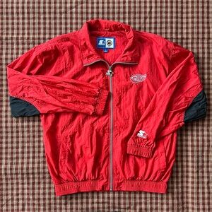 Men’s Vintage Starter NHL Detroit Red Wings Windbreaker